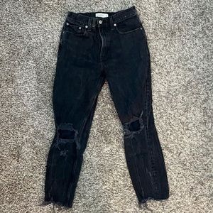 Black wash Abercrombie Jeans